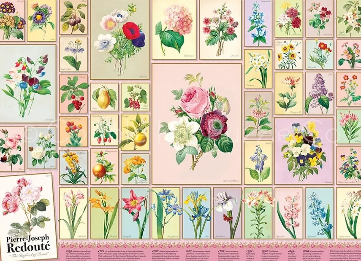 Cobble Hill Dieren|Landschappen<Redouté - puzzel van 1000 stukjes