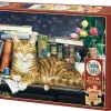 Cobble Hill Tekening|100-499<Slapende kat - puzzel van 275 XXL stukjes