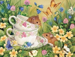 Cobble Hill Tekening|100-499<Tea for Two - puzzel van 275 XXL stukjes