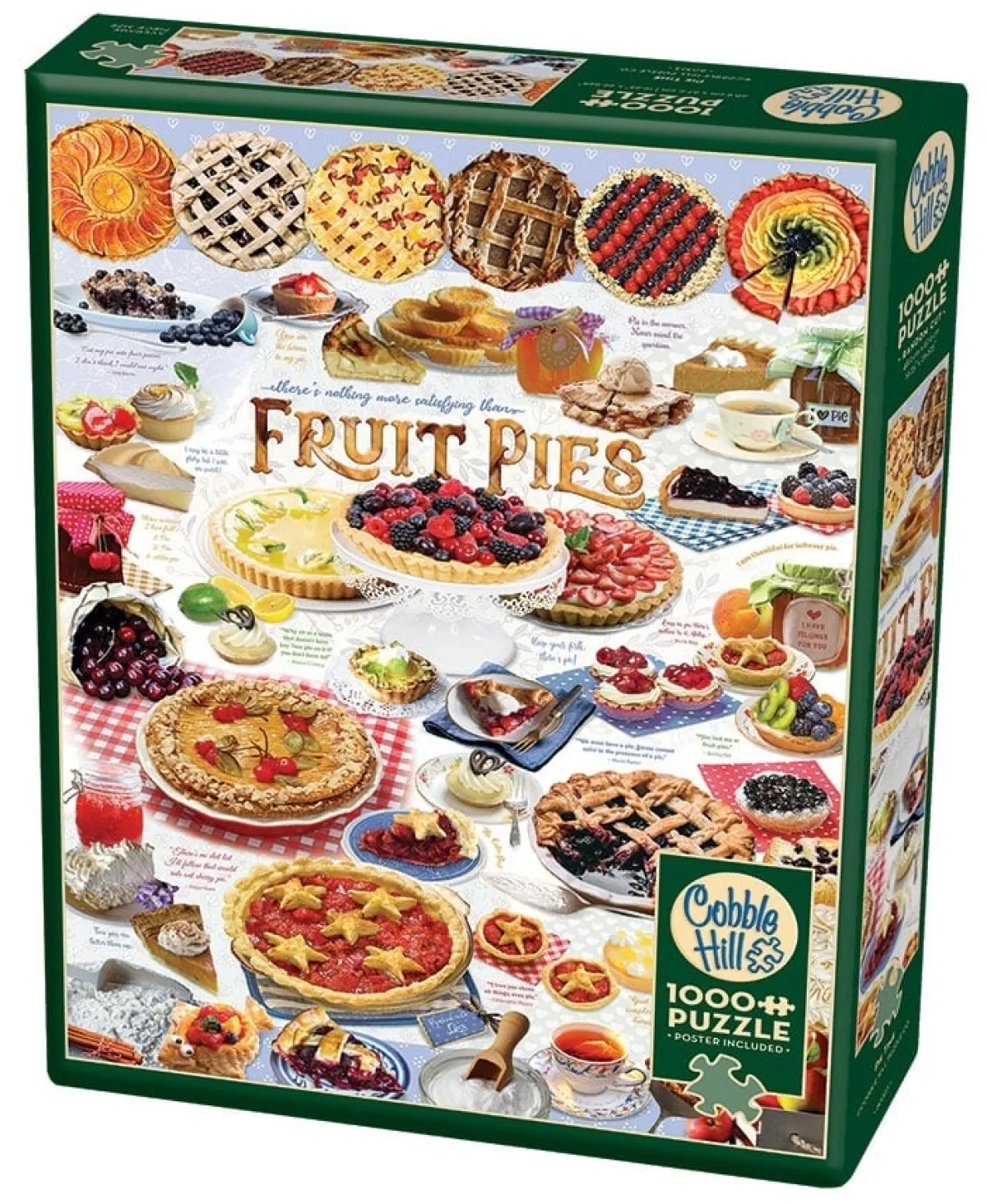 Cobble Hill Stilleven|1000-1499<Tijd voor Taart - puzzel van 1000 stukjes
