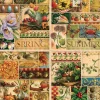 Cobble Hill Tekening|Kunst En Cultuur<Vier seizoenen - puzzel van 2000 stukjes