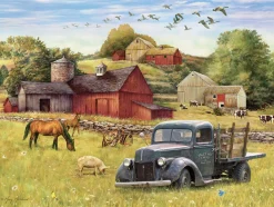 Cobble Hill Tekening|100-499<Zomer op de boerderij - puzzel van 275 XXL stukjes