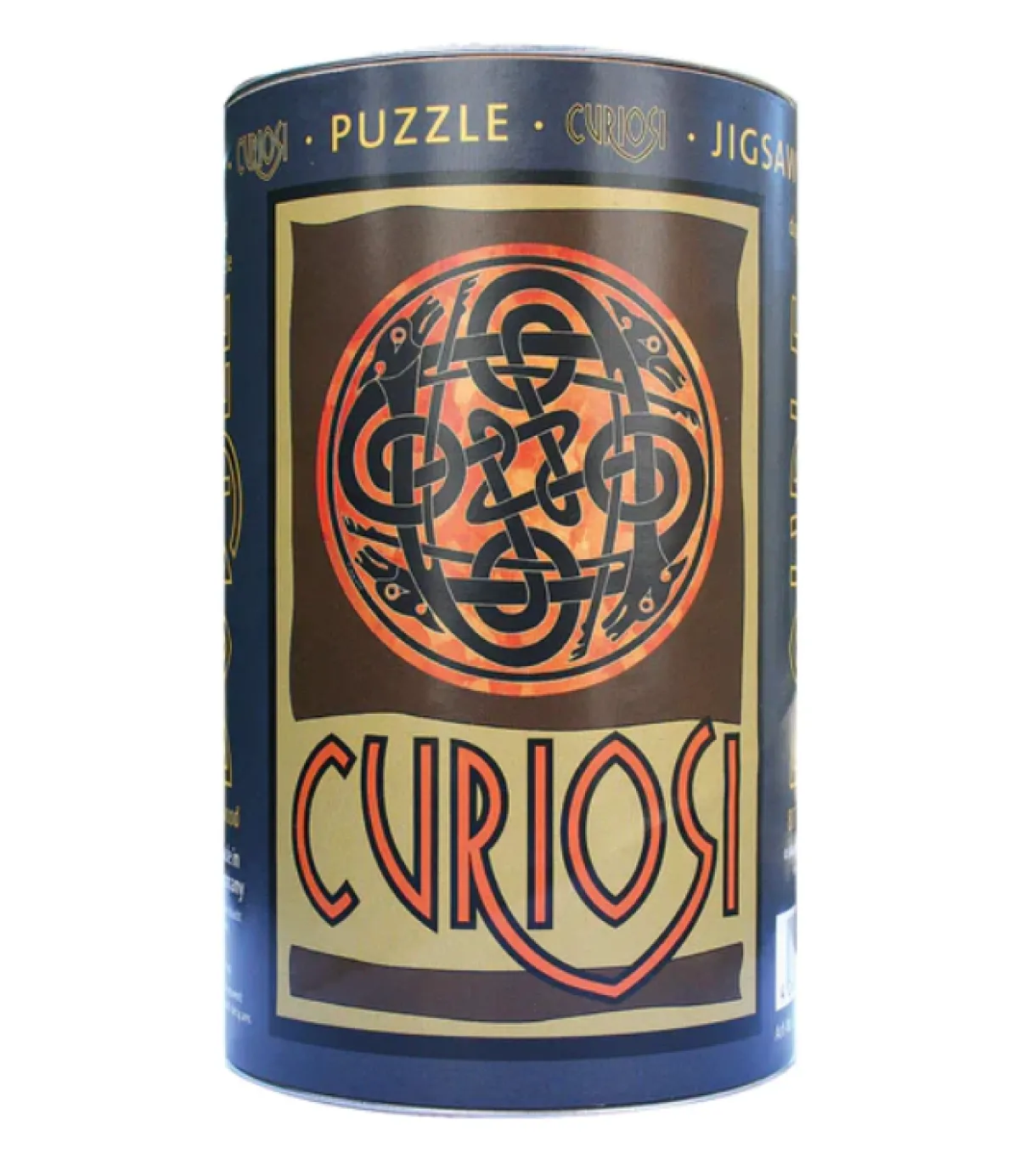 Curiosi Dubbelzijdige Puzzel|Speciale Vorm<Honden - Dubbelzijdige Ronde puzzel in hout - 88 stukjes