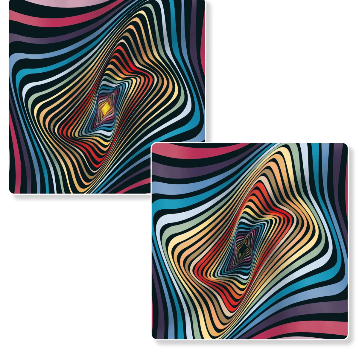 Curiosi Dubbelzijdige Puzzel|Vierkant<Puzzel Double Jelly - Dubbelzijdige puzzel in Hout - 123 stukjes