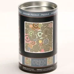 Curiosi Dubbelzijdige Puzzel|Vierkant<Puzzel Double Q-Mad - Dubbelzijdige puzzel in Hout - 123 stukjes