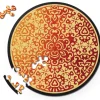 Curiosi Dubbelzijdige Puzzel|Speciale Vorm<Vuur - Dubbelzijdige Ronde puzzel in hout - 88 stukjes