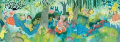 Kinderen Djeco Panorama|Fantasy<Rivier Feest - puzzel van 350 stukjes - Panorama