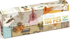 Kinderen Djeco Panorama|Tekening<Bioscoop - Puzzel van 100 stukjes