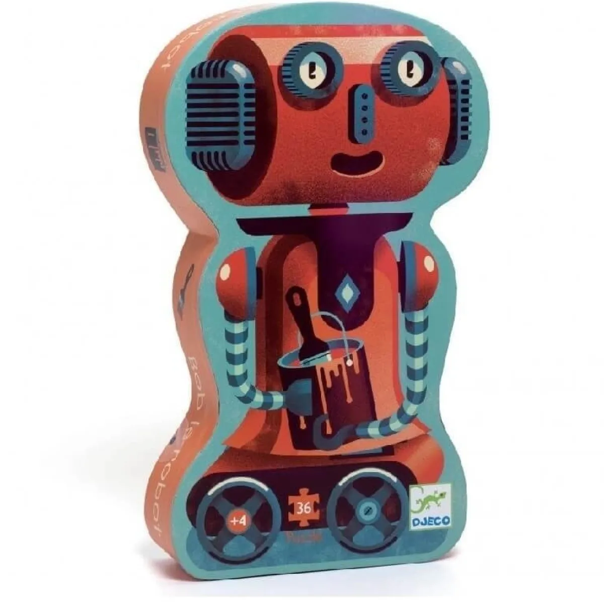Kinderen Djeco Speciale Vorm|Legpuzzels<Bob de Robot - puzzel van 36 stukjes