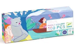 Kinderen Djeco Panorama|Tekening<Children's Lake - Gallery puzzel van 100 stukjes