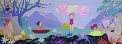 Kinderen Djeco Panorama|Tekening<Children's Lake - Gallery puzzel van 100 stukjes