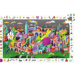 Kinderen Djeco Legpuzzels|100-499<Crazy Town - Observatie puzzel van 200 stukjes