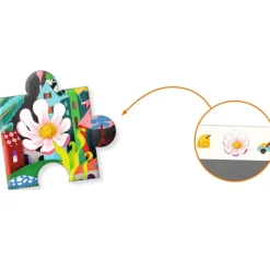 Kinderen Djeco Legpuzzels|100-499<Crazy Town - Observatie puzzel van 200 stukjes