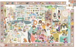 Kinderen Djeco Legpuzzels|100-499<De kleine winkel - puzzel van 100 stukjes
