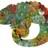 Kinderen Djeco Speciale Vorm|Dieren<De kleurrijke kameleon - 150 stukjes