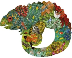 Kinderen Djeco Speciale Vorm|Dieren<De kleurrijke kameleon - 150 stukjes