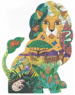 Kinderen Djeco Speciale Vorm|Dieren<De Leeuw - puzzel van 350 stukjes