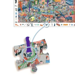 Kinderen Djeco Legpuzzels|100-499<De stad - Observatie puzzel van 200 stukjes
