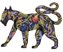 Kinderen Djeco Speciale Vorm|Dieren<De zwarte panter - puzzel van 150 stukjes