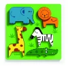 Kinderen Djeco Dieren|Houten Insteekpuzzels<Dieren uit Afrika - 5 stukjes