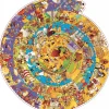 Kinderen Djeco Speciale Vorm|Astrologie & Wereldkaarten<Een rondje geschiedenis - puzzel van 350 stukjes