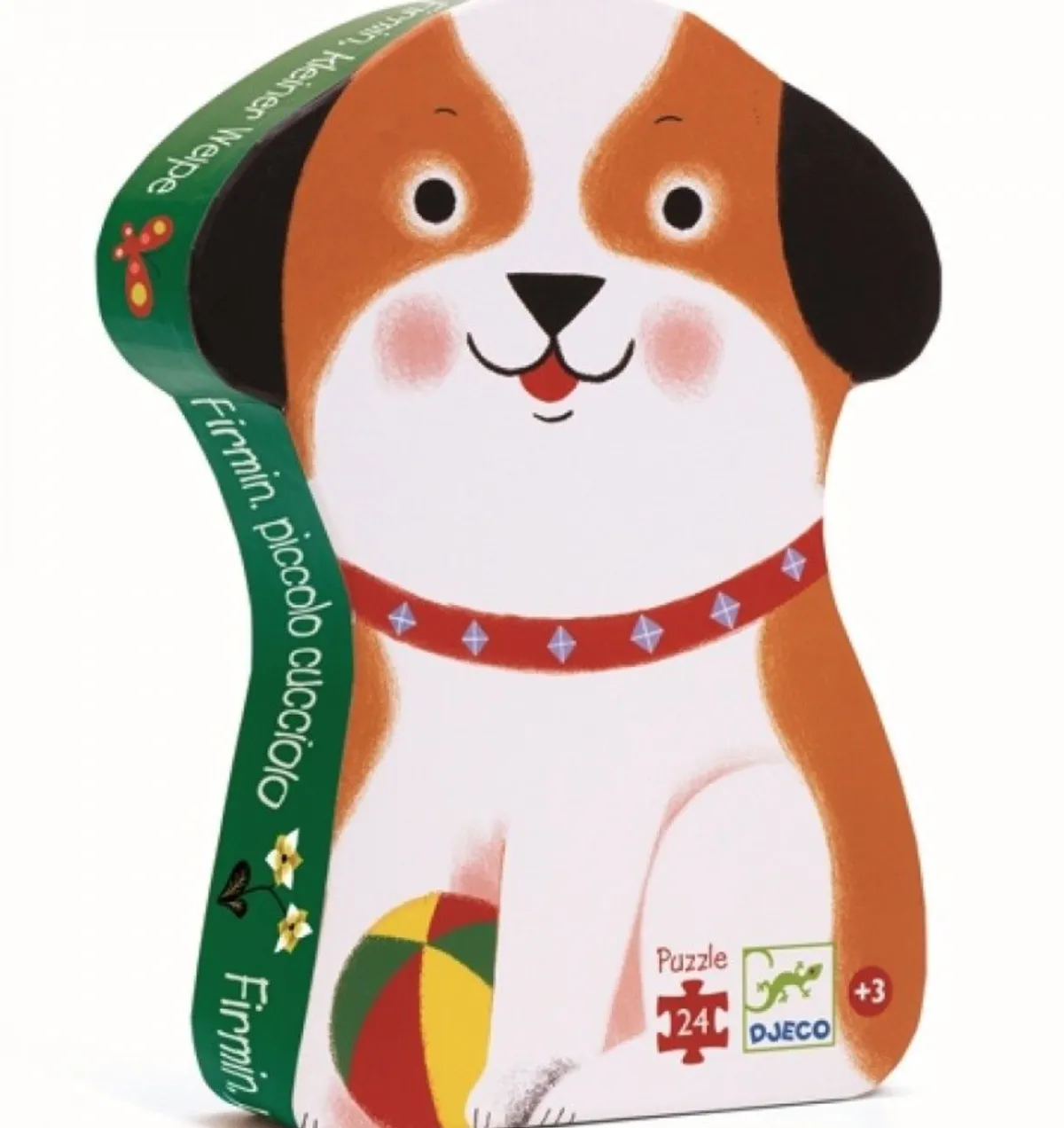 Kinderen Djeco Speciale Vorm|Legpuzzels<Firmin, de kleine puppy - 24 stukjes