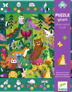 Kinderen Djeco Vloerpuzzels|Legpuzzels<Het Bos - Grote puzzel van 54 stukjes