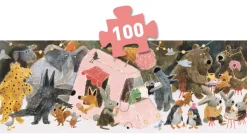 Kinderen Djeco Panorama|Tekening<Het Park - Gallery puzzel van 100 stukjes