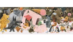 Kinderen Djeco Panorama|Tekening<Het Park - Gallery puzzel van 100 stukjes