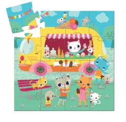 Kinderen Djeco Speciale Vorm|Legpuzzels<Ijsjes te koop - 16 stukjes