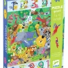 Kinderen Djeco Vloerpuzzels|Legpuzzels<Jungle - van 1 tot 10 - 54 stukjes