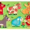 Kinderen Djeco Dieren|Legpuzzels<Koekoek koe - 12 stukjes