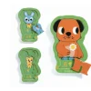 Kinderen Djeco Dieren|3dpuzzels<Laagjespuzzel - Charly - 6 stukjes