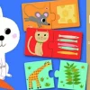 Kinderen Djeco Legpuzzels|2-99<Puzzel duo - Aan tafel! - 10 x 2 stukjes