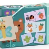 Kinderen Djeco Legpuzzels|2-99<Puzzel duo - Kleuren - 12 x 2 stukjes