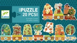 Kinderen Djeco Speciale Vorm|Vloerpuzzels<Puzzel trein - puzzel van 20 stukjes