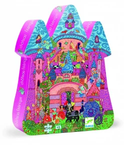 Kinderen Djeco Speciale Vorm|Fantasy<Sprookjeskasteel - puzzel van 54 stukjes
