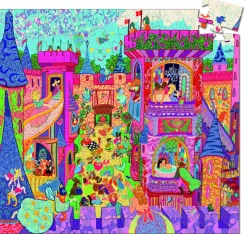 Kinderen Djeco Speciale Vorm|Fantasy<Sprookjeskasteel - puzzel van 54 stukjes