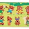 Kinderen Djeco Houten Insteekpuzzels|2-99<Teddymatch - 8 stukjes