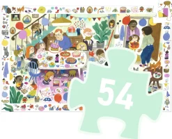 Kinderen Djeco Tekening|Legpuzzels<Verjaardagsfeestje - Zoekpuzzel - 54 stukjes