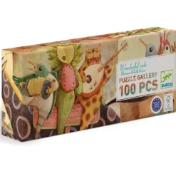 Kinderen Djeco Panorama|Tekening<Wonderful Ride - Gallery puzzel van 100 stukjes