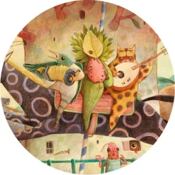 Kinderen Djeco Panorama|Tekening<Wonderful Ride - Gallery puzzel van 100 stukjes