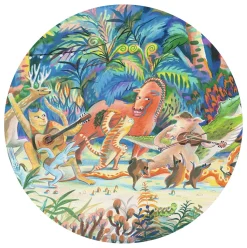 Kinderen Djeco Panorama|Fantasy<Woods Muziekband - puzzel van 200 stukjes - Panorama