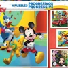Kinderen Educa Disney, Pixar, Marvel|Legpuzzels<4 puzzels van Mickey & Friends - 12, 16, 20 en 25 stukjes