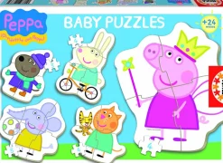 Kinderen Educa Disney, Pixar, Marvel|Legpuzzels<5 puzzeltjes van Peppa Pig - van 3 tot 5 stukjes