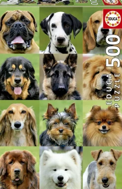 Kinderen Educa Dieren|Legpuzzels<Allemaal honden - legpuzzel van 500 stukjes