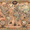 Educa Astrologie & Wereldkaarten|1000-1499<Antieke wereldkaart - 1000 stukjes