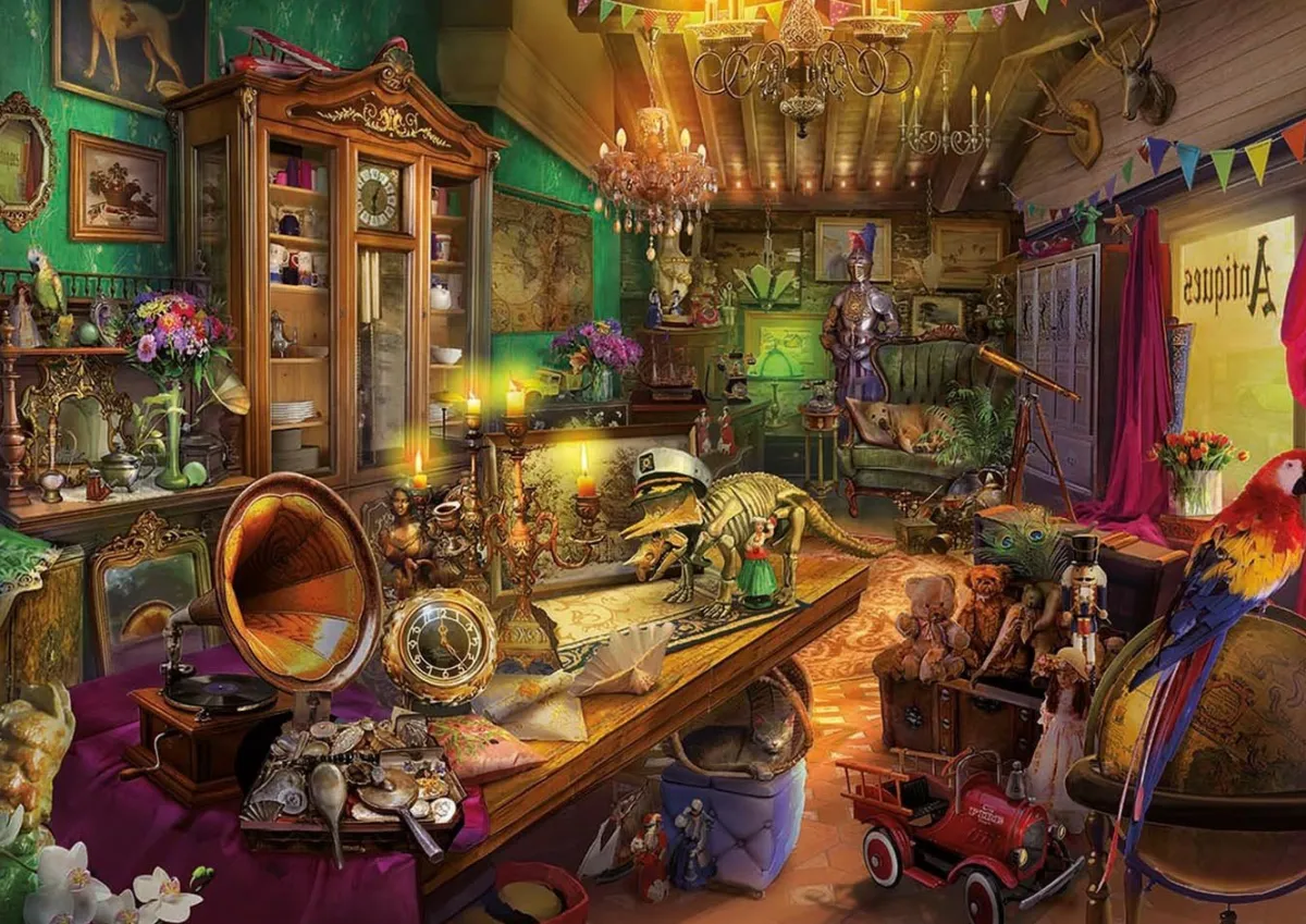 Kinderen Educa Fantasy|Legpuzzels<Antiekwinkel - legpuzzel van 500 stukjes