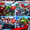 Kinderen Educa Disney, Pixar, Marvel|Legpuzzels<Avengers - 4 puzzels van 50/80/100/150 stukjes
