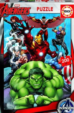 Kinderen Educa Disney, Pixar, Marvel|Legpuzzels<Avengers - puzzel van 200 stukjes